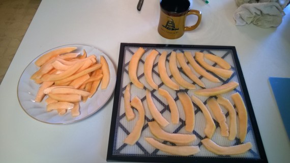 Slices are spaced to allow adequate air flow.